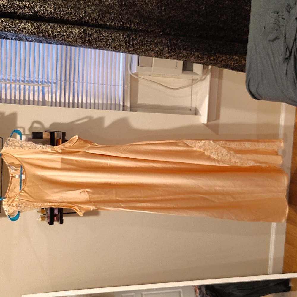 Target Peach Satin Dress
